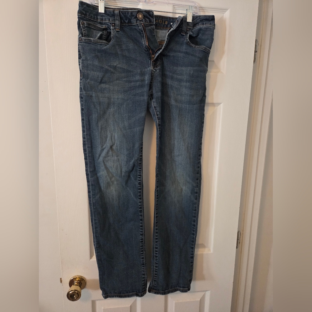American Eagle Original Straight Jeans Mens Sz 32x32 Flex Stretch